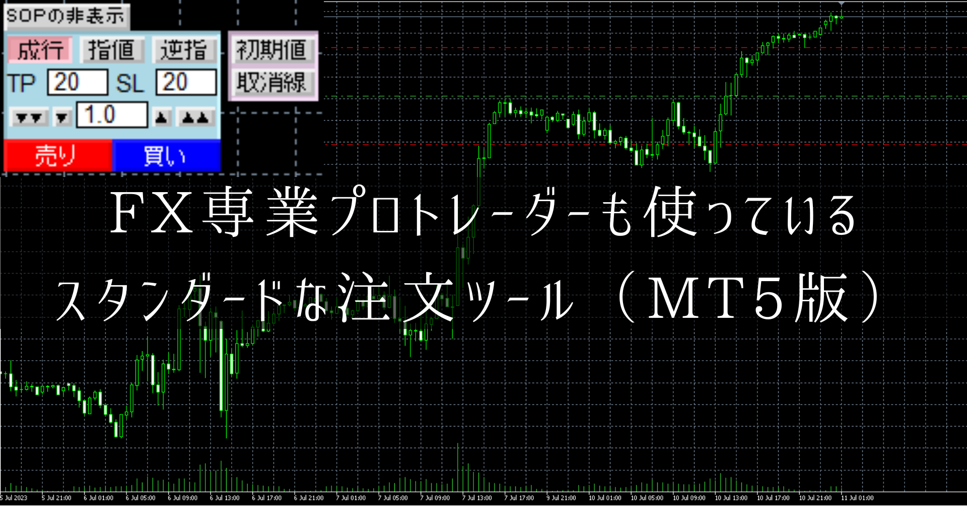 スタンダードな注文ツール（MT5版）のアイキャッチ